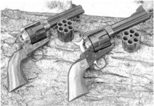Convertible .45 Revolvers: Ruger and Cimarron Face Off