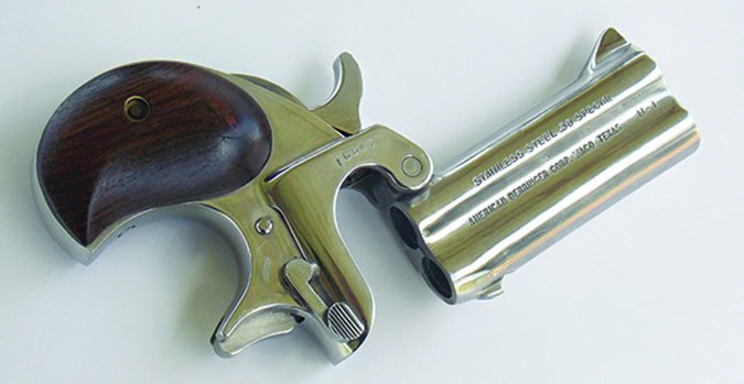 American Derringer Co. Standard Model 38 Special open barrel