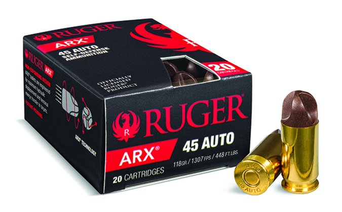 PolyCase Ruger ARX 118-grain 45 Auto