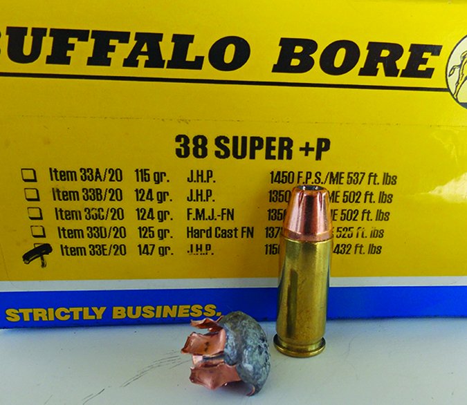 Buffalo Bore 115-grain load