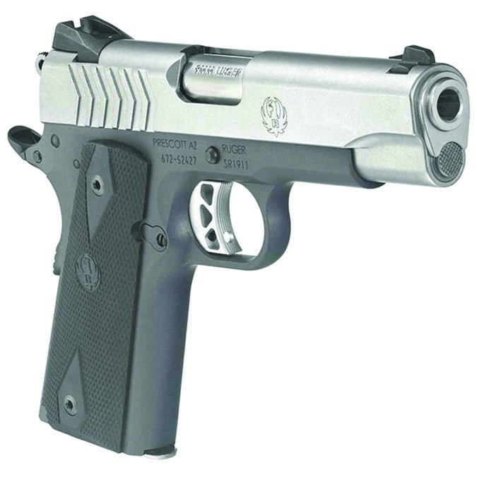 RUGER SR1911 LIGHTWEIGHT COMMANDER NO. 6722 9MM LUGER