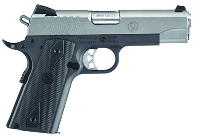 RUGER SR1911 LIGHTWEIGHT COMMANDER NO. 6722 9MM LUGER