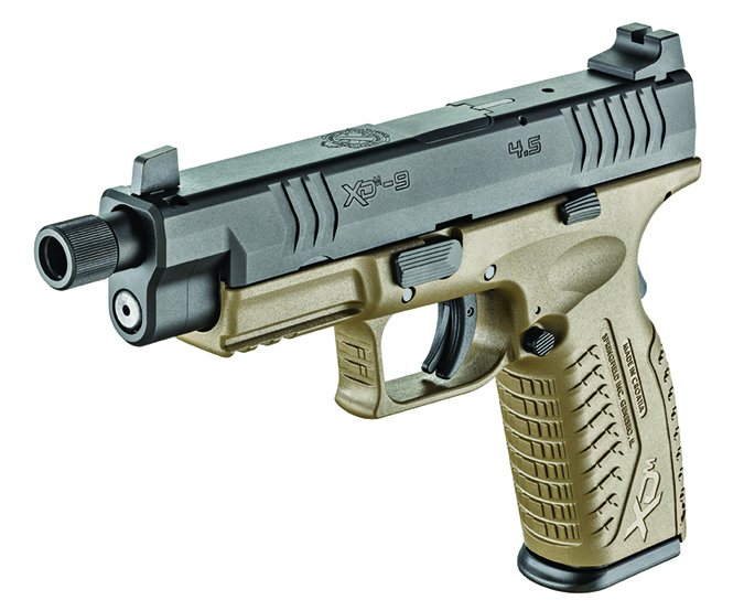 Springfield XD(M) 4.5 XDMT9459FDEHCE Threaded Barrel 9mm