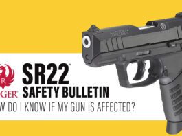 Ruger SR22 Pistol Product Safety Bulletin